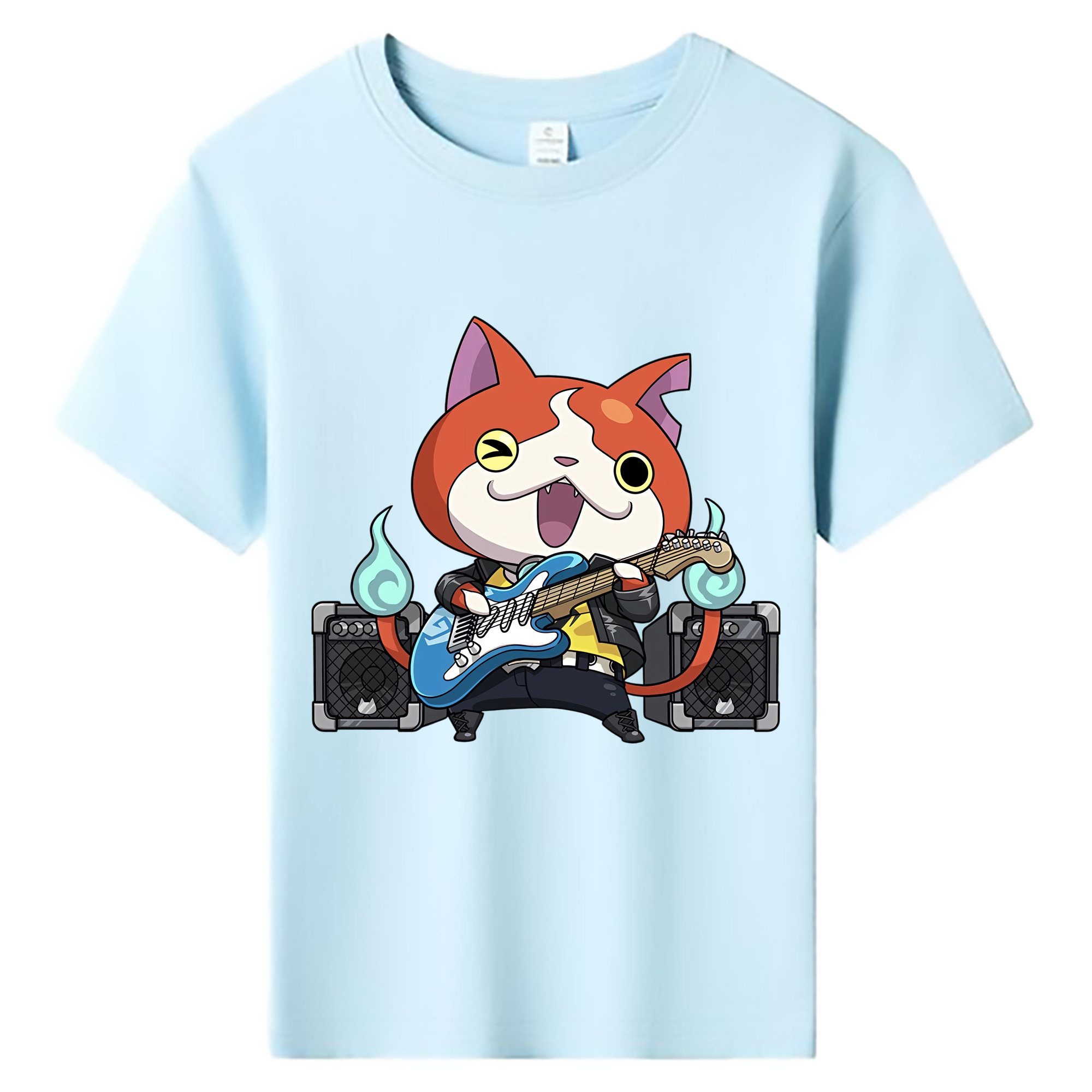 （画像用） 妖怪ウォッチ Yo-kai Watch 綿100％キッズTシャツ（フロントプリント）